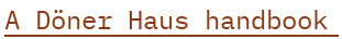 Doner Haus